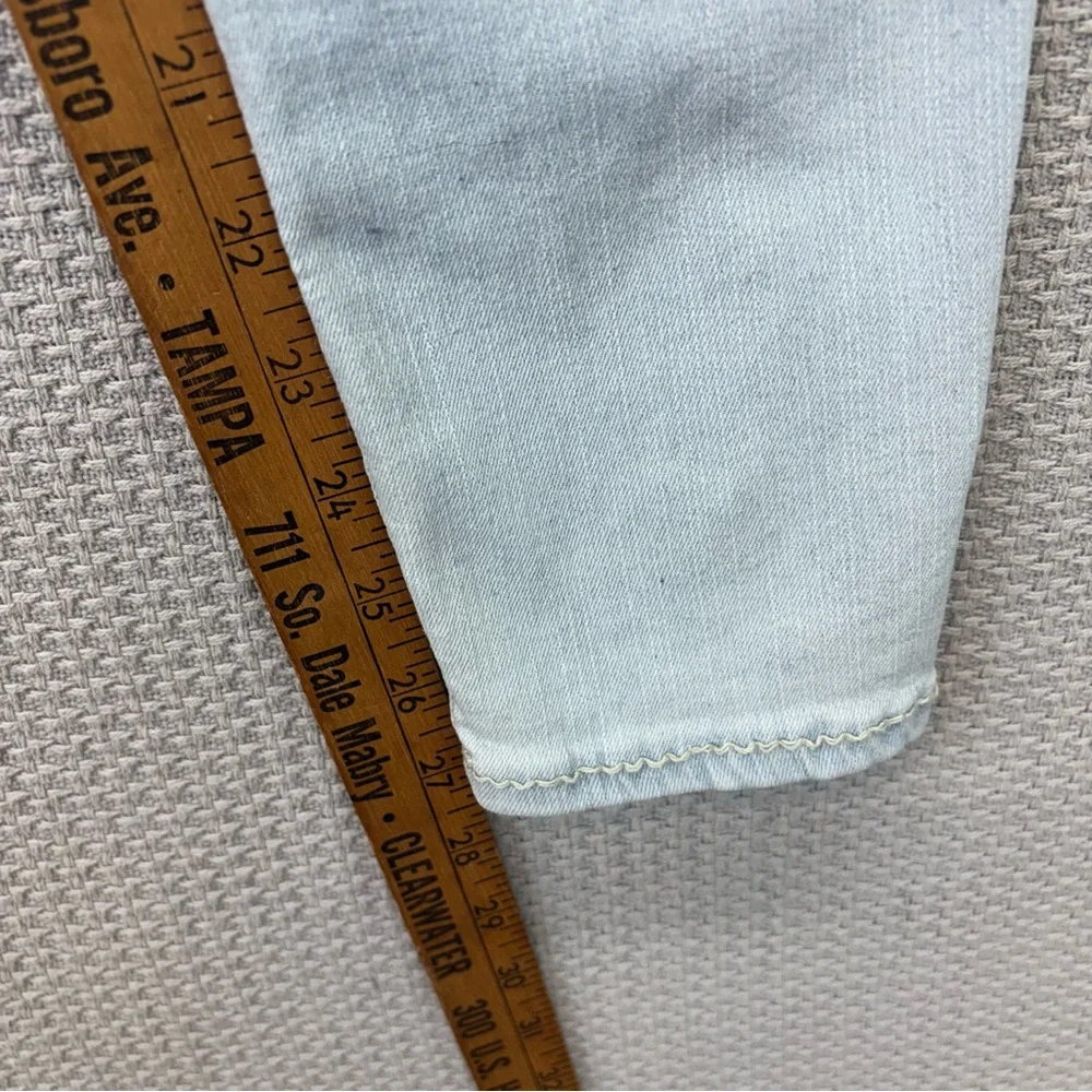 NWT True Religion Halle Jeans Women 26 High Rise Super Skinny Pink Stitching - Picture 12 of 12
